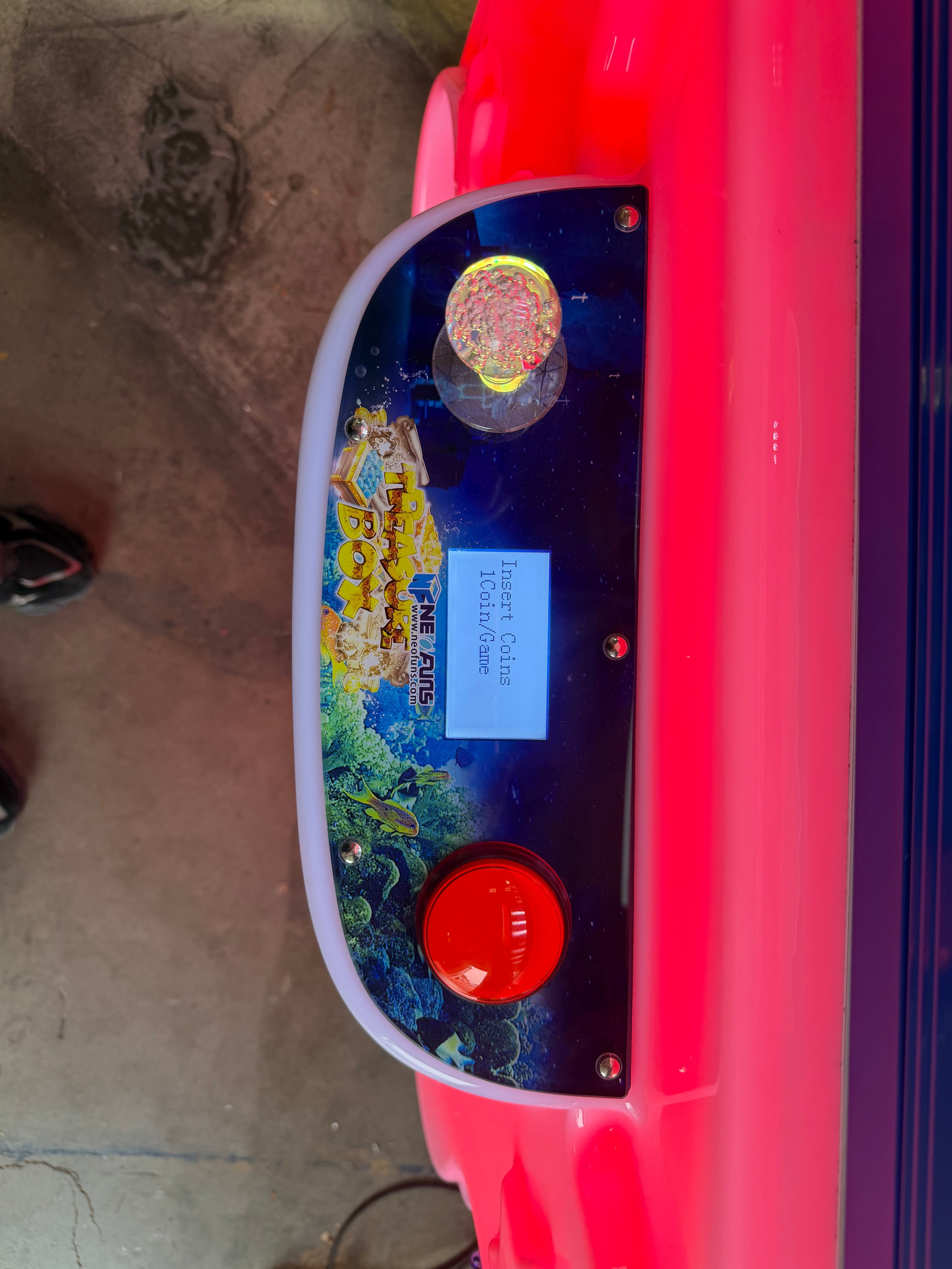Treasure Box™ 41" Claw Machine w/ LED Cabinet Lights in all RGB Colors USED