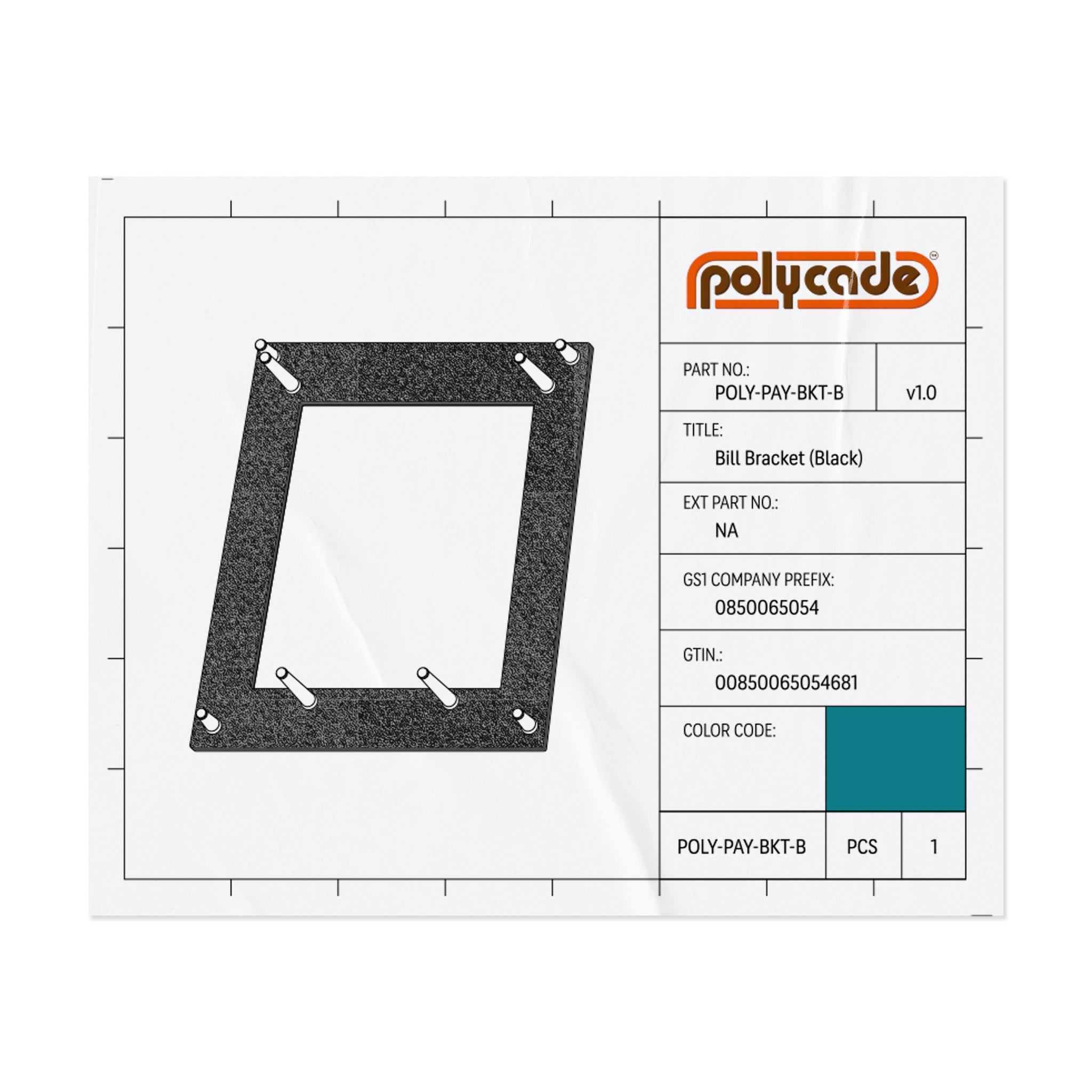Bill Validator Bracket