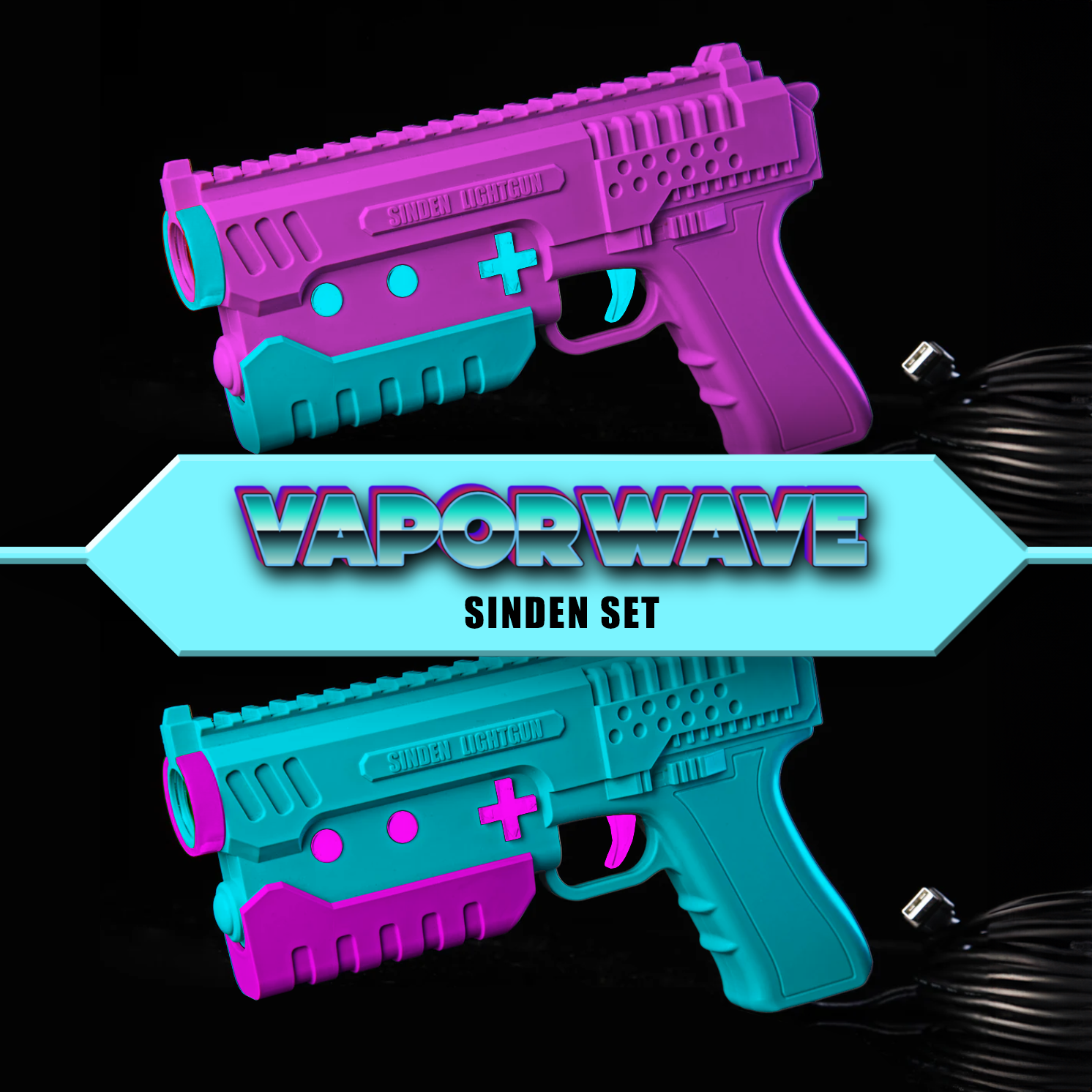 Sinden Lightguns - Vaporwave Set