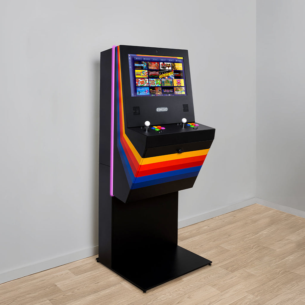 Striped Freestanding Sente: Black